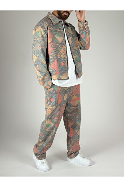 COCOPELLI Чоловічий костюм з етнічним візерунком