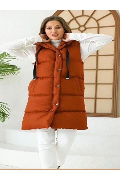 IJAN GiYiM Oversize Women's Puffer Vest Comfortable Fit Easy Combination