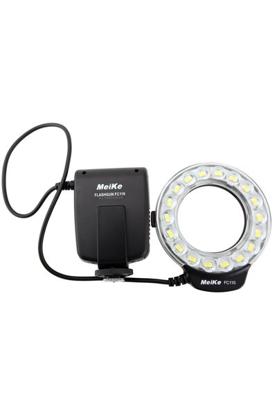 Meike Bliț macro MK-FC100 cu LED-uri și funcție de lumină continuă