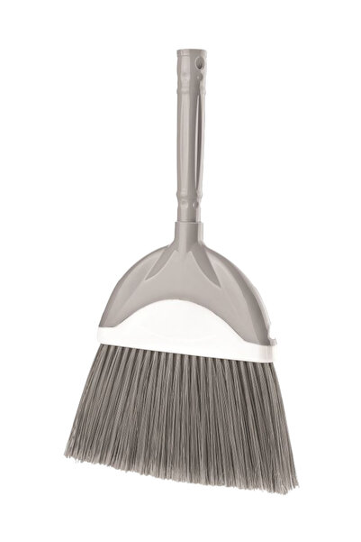 ELDİPA 40 cm Plastik Kıllı Modern Süpürge Fırça – Ev, Bahçe ve İş Yeri İçin Ergonomik Saplı Çalı Süpürgesi