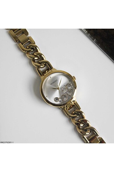 Homies ساعة يد نسائية HM23792S01-1 بسوار فولاذي