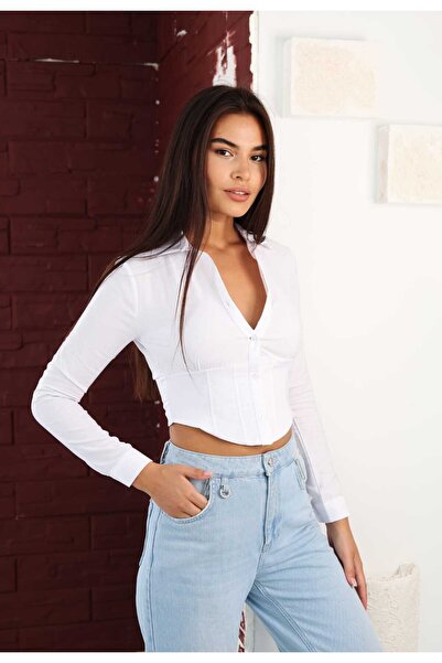 YEK&BİR ΓΥΝΑΙΚΕΙΟ ΠΟΥΚΑΜΙΣΟ ΜΕ ΣΤΡΟΓΓΥΛΟ ΠΙΕΡΙΚΟ ΠΙΕΡΙΚΟ ΠΙΕΡΙΚΟ