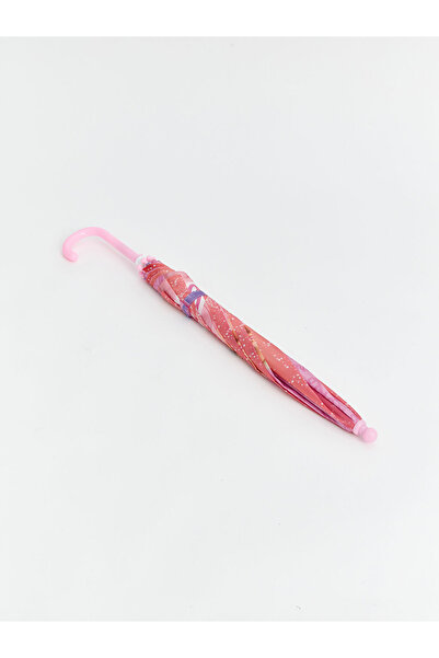 LC Waikiki LCW ACCESSORIES Karışık Barbie Baskılı Kız Çocuk Şemsiye