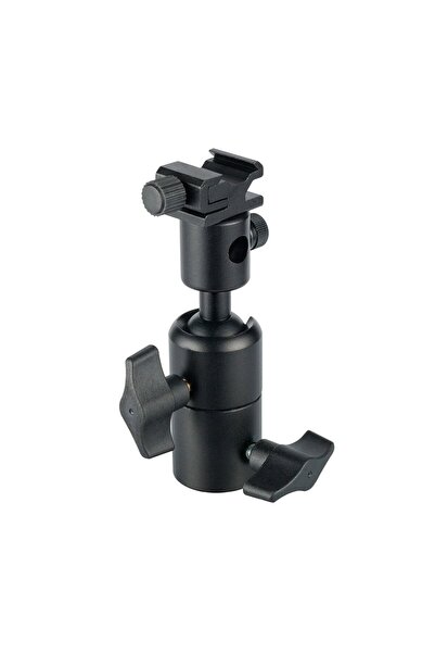 Generic Cap sferic M11-053 cu suport pentru umbrelă și suport pentru bliț pentru trepied