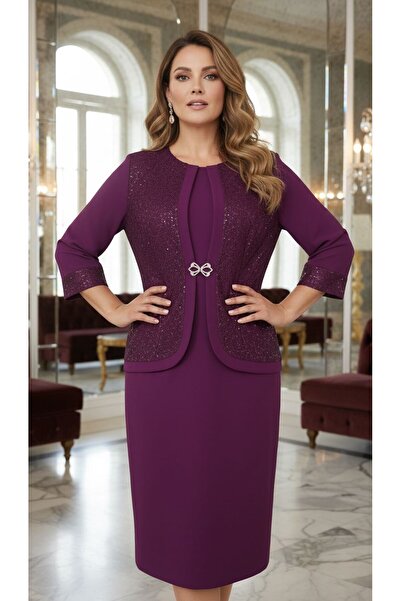 dml giyim Krep Anne abiye elbise