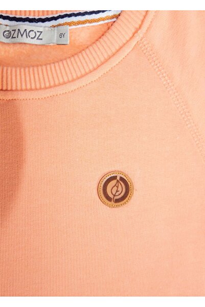 Ozmoz By Mukadder Özden Organic Orange Winter Girls' Sweatshirt