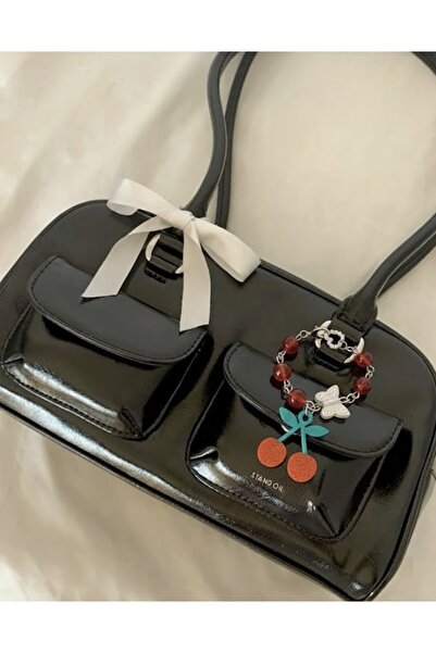 amourina Cherry Kiraz Charmlı Fairycore Coquette Çanta Charmı Termos Charmı T...