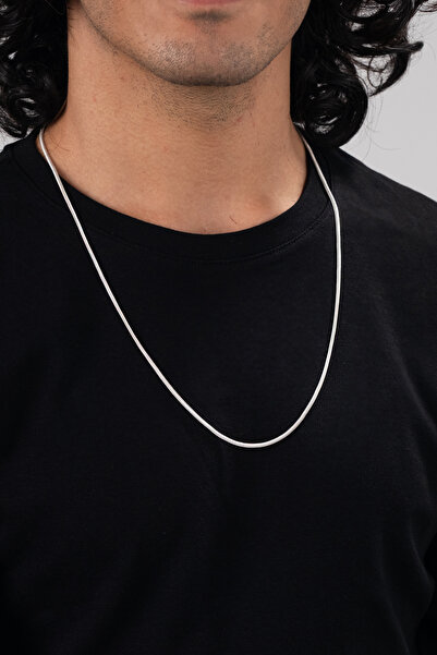 esdika 1.6MM TİLKİ KUYRUĞU GÜMÜŞ KOLYE ZİNCİR • 925 AYAR GÜMÜŞ • PREMİUM STER...