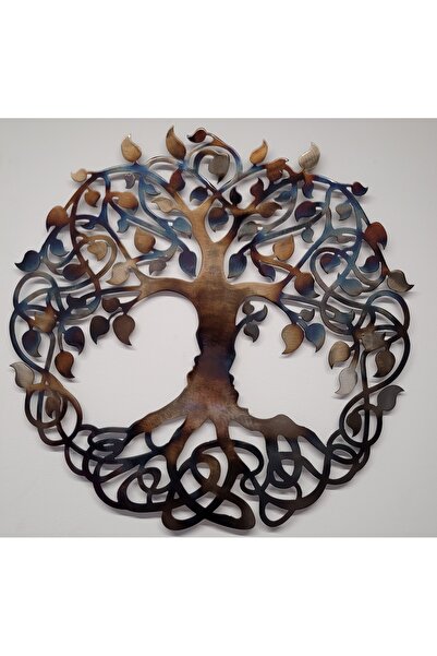 Kat Time Decor perete din metal,60 cm,Copacul Infinitului, simbol al eternită...