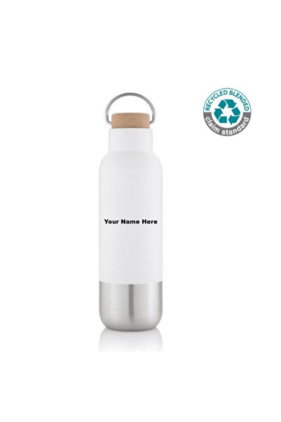 SQUARE ONE GIFTS AVERSA - زجاجة مياه معزولة من الفولاذ المقاوم للصدأ المعاد تدويره من Hans Larsen RCS