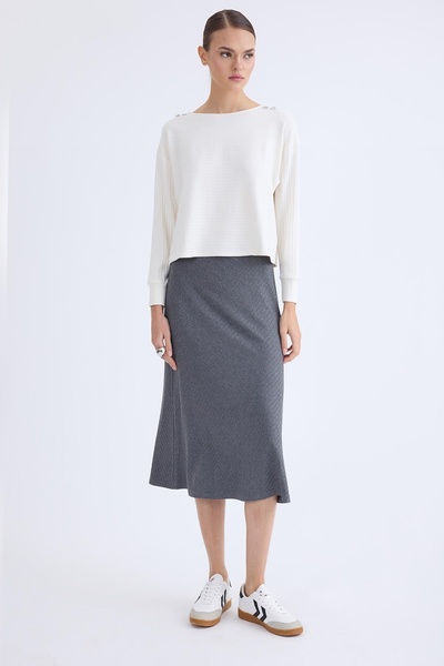 Vitrin Μίντι φούστα με ελαστική μέση