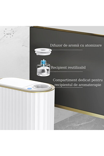OEM Intelligent Touch Free Trash Can with Scent Diffuser, 6 Liter Capacity, Automatic Lid