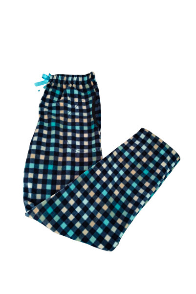 Pijamoni Lacivert Tekstil Cepli Polar Tek Alt