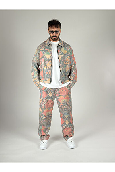 COCOPELLI Чоловічий костюм з етнічним візерунком