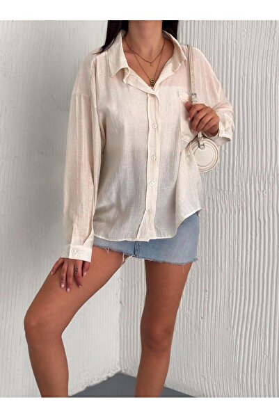 HEDEF DAİSY Γυναικεία Ρούχα oversized Φαρδιά ριγέ πουκάμισα