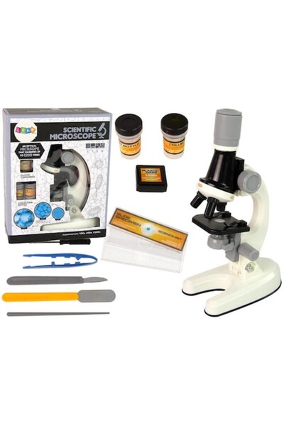 dalimag Set microscop educațional pentru copii, jucării importate LEAN, 20cm x 9cm x 24cm, 8+ ani