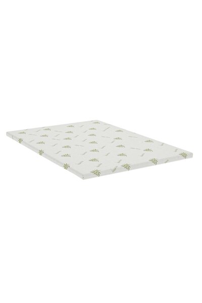 Somn Topper Aloe Vera 140X200X5 Cm, Husa Detasabila Si Lavabila, Fermitate Medie