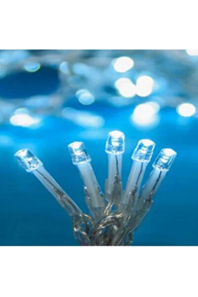 OEM Instalație de iluminat LED cu 100 de becuri alb rece, cablu transparent, ...