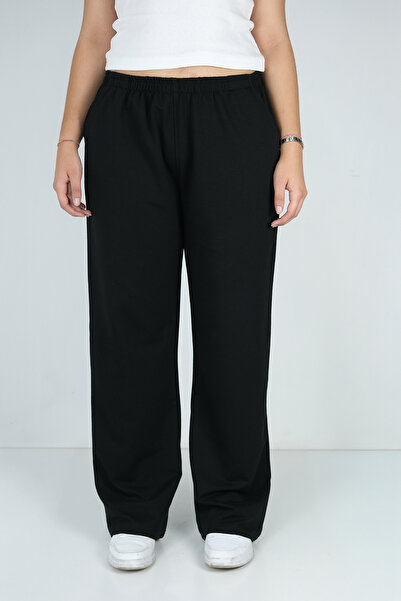 Raf Coll Γυναικείο μακρύ παντελόνι με φαρδιά κοπή 30/100 βαμβακερό πολυεστέρα ύφασμα που δεν ανακλαίεται στο γόνατο