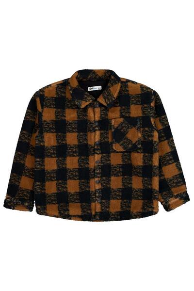 Civil Boys Cămașă în carouri Welsoft pentru 6-9 ani - Maro 8-9 ani