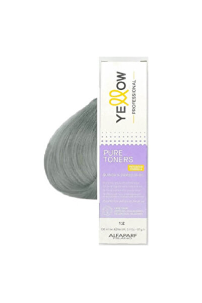 YELLOW Vopsea Pure Toner Metallic Ash 100ml