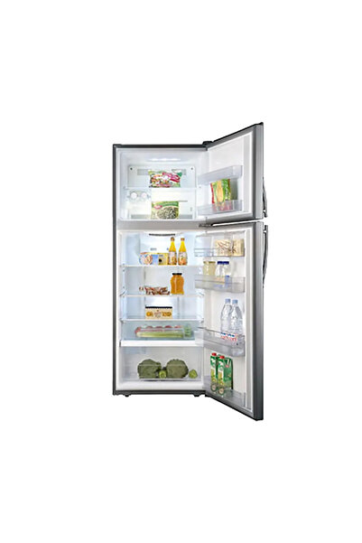 Baumatic 79cm Freestanding Top Mount Fridge/Freezer with Invertor Compressor 550 Ltrs, Steel