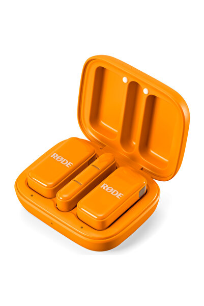 RØDE Wireless Micro: Turuncu: USB-C | Ultra Kompakt Kablosuz Mikrofon