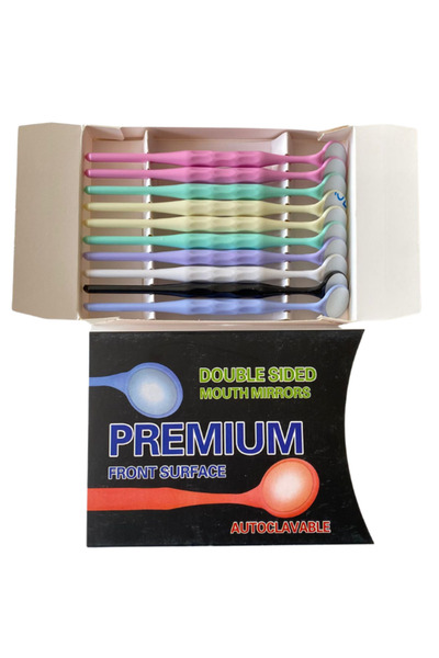 Ditok Dental Rodyum Çift Taraflı Ayna 10 lu