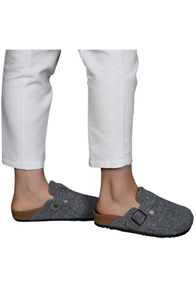 h.t. yıldız ayakkabı & terlik Ithal Unisex Mantar Taban Keçeli Konfor Modeli ...