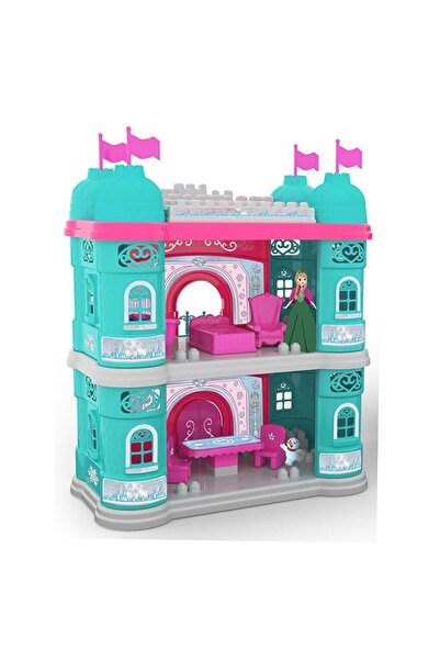 Uçar Oyuncak قلعة وكتل أرض الجليد 35 قطعة