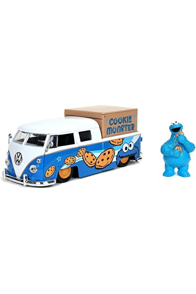 Jada Volkswagen Bus Pickup 1963 & Cookie Monster
