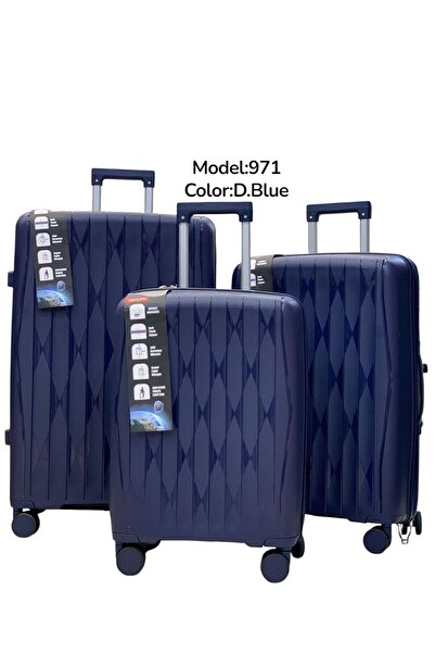 ELEGANT G حقيبة سفر بعجلات - مجموعة من 3 قطع - بعجلات دوارة (20 بوصة + 24 بوص...