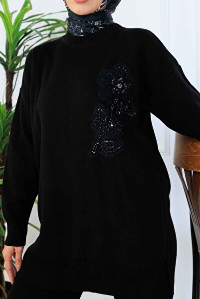 benguen Processing Detail Knitwear Set S1067 Black