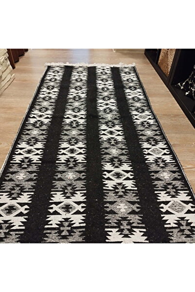 OEM Traditional Rug, Size 60x200 cm, Gray, Model RUSTIC 2