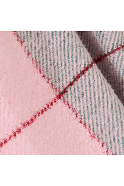 ASPARTAM Soft Vintera Cotton Tv Blanket - Red / Green - 130X170 cm