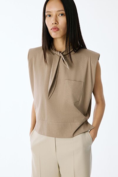 rue Μπλουζάκι βάτα τεμαχίων Mink Crop