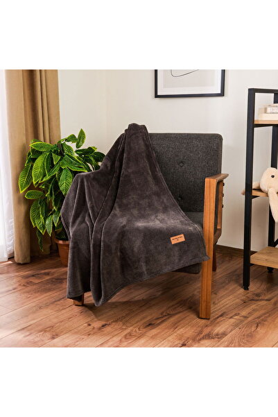 ASPARTAM Soft Cozy Wellsoft Tv Blanket - Anthracite - 120X160 cm