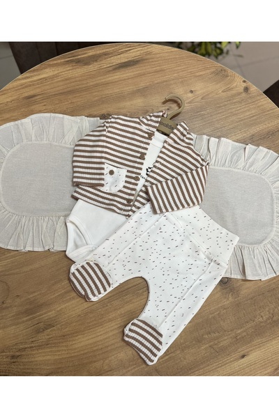 Kız bebek pamuklu 3’lü set