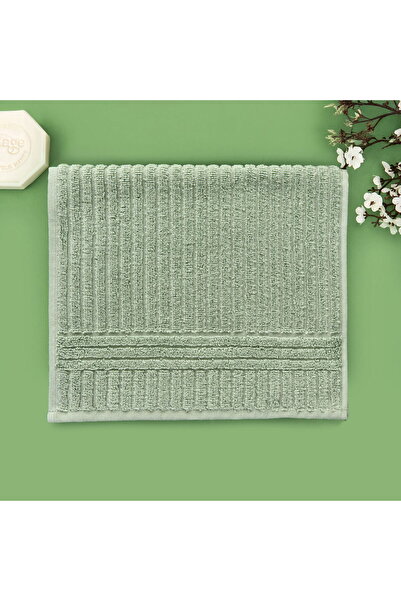 ASPARTAM Πετσέτα χεριών από μαλακό μικροβαμβάκι - Πράσινη - 30x50 cm