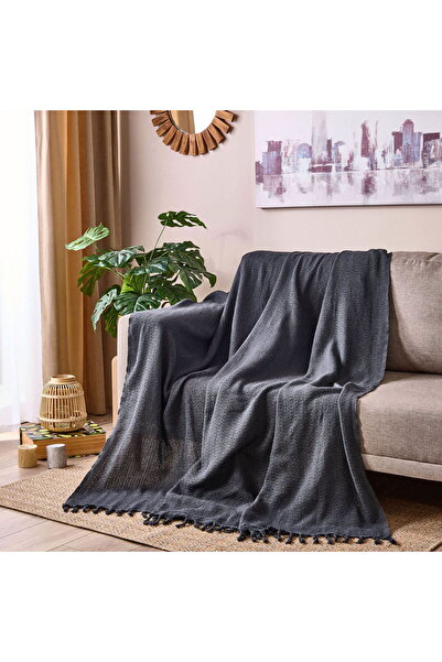ASPARTAM Soft Sofa Shawl - Gray - 180X210 cm