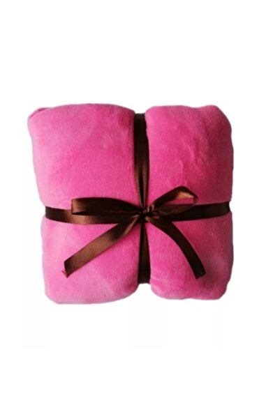 OEM Alainn Hooded Blanket with Sleeves and Front Pocket, Fleece, Polyester, Pink, One Size