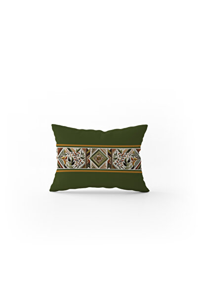 Filamente Double-Sided Digital Printing Throw Pillow Cover Embroidery Look Mixed Pattern