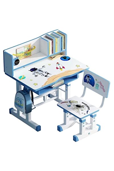 DEEBCO Birou multifunctional + scaunel ERGONOMIC pentru copii si prescolari (75x45cm) ®