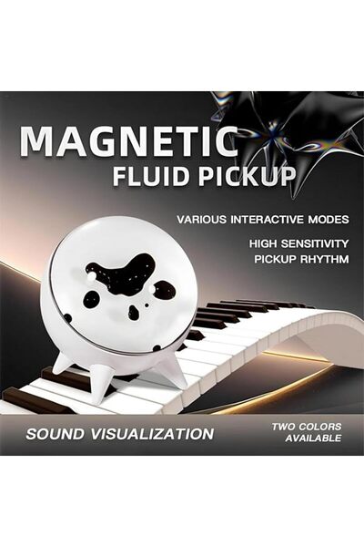 Fipka Twoily Ferrofluid Sound Visualizer, Dancing Ferrofluid Speaker With Music Rhythm, Theremin, Ferroflu