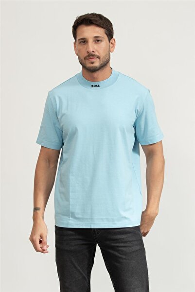 BOSS Erkek Bisiklet Yaka T-Shirt