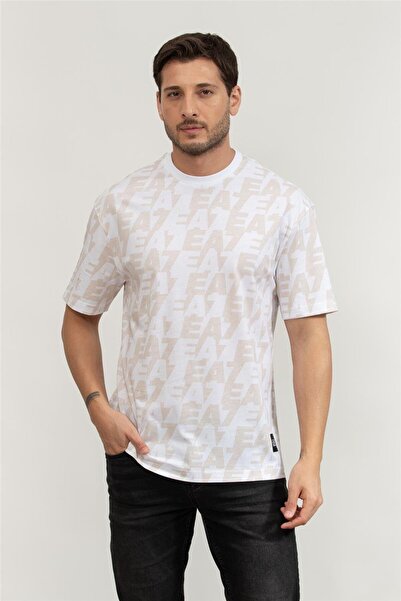 EA7 Erkek Bisiklet Yaka T-Shirt