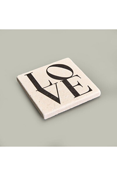 KUT FLY Kitchen Love Stone Coaster - Colorful - 10X10 cm