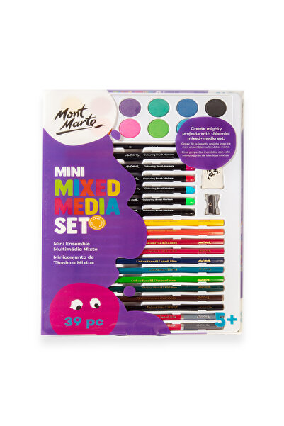 Mont Marte Mm Mini Mixed Media Set 49 Pieces