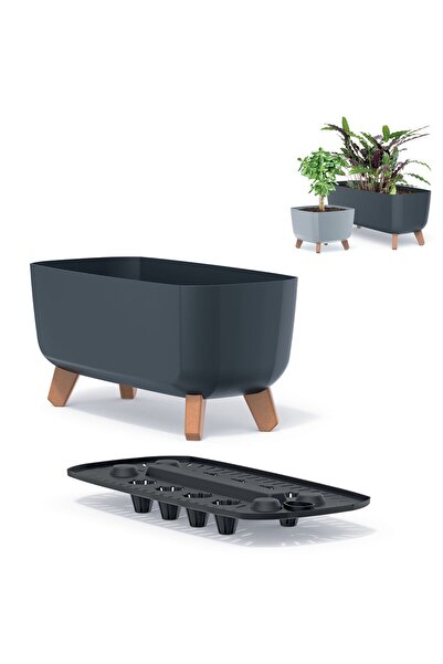 Other Ghiveci GRACIA CASE DGCL400 cu picioare | Antracit