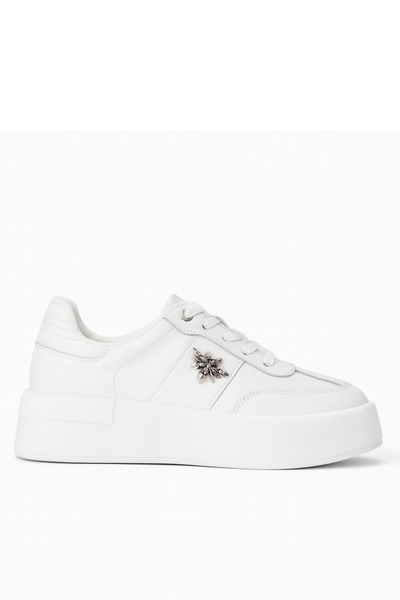 GARKONY Casual Shoes Natural Leather White Lissa